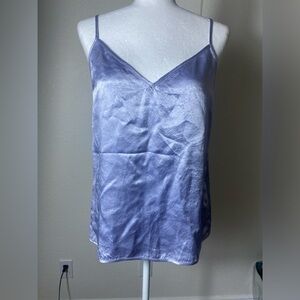 Babaton Aritzia Silver V-Neck Camisole sz small